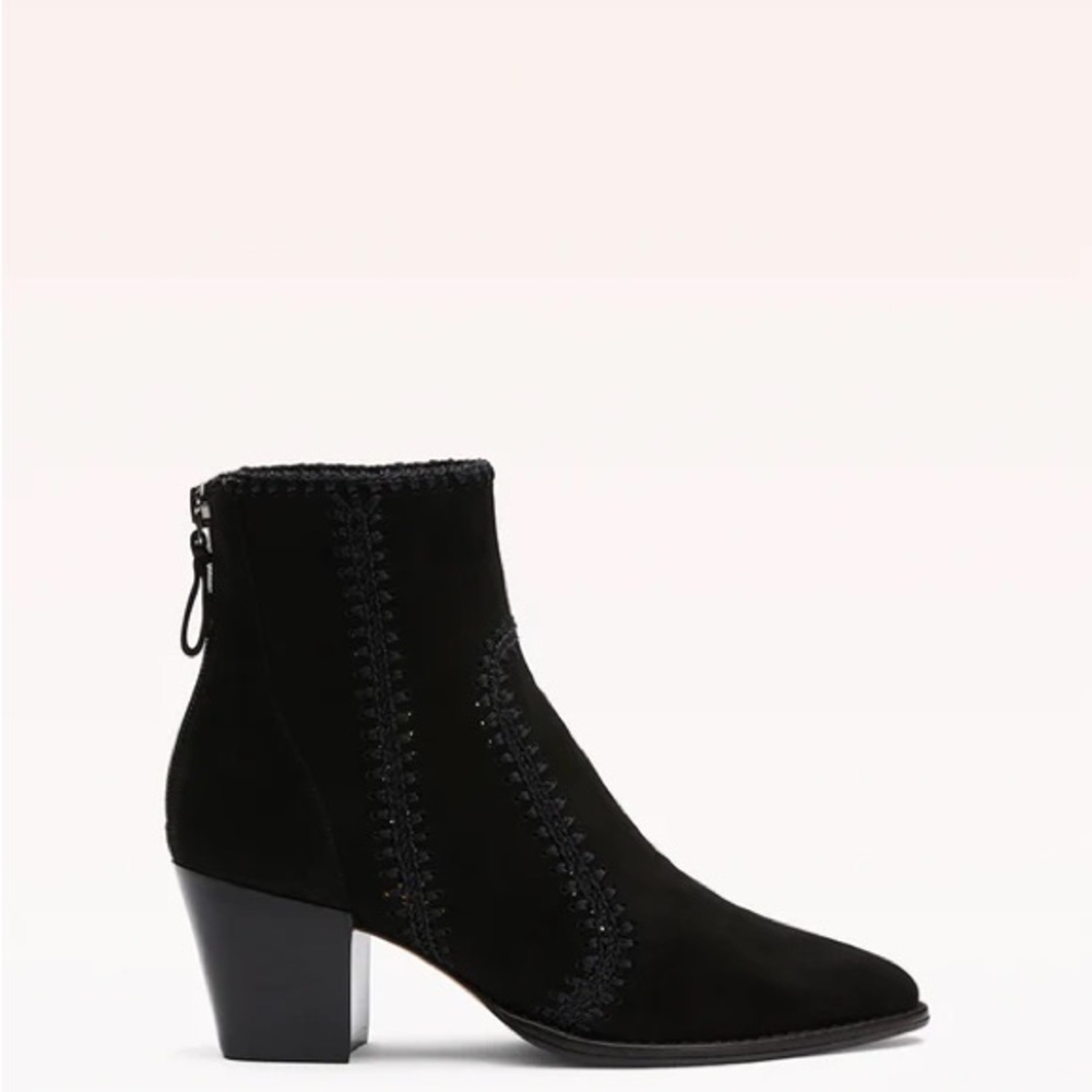 Alexandre Birman Black Suede Boots